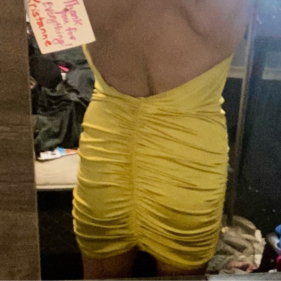 Baby Phat Backless Yellow Halter - Picture 5 of 5
